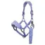 LeMieux Vogue Fleece Headcollar and Rope Bluebell